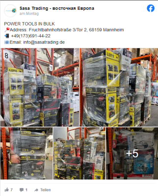 POWER TOOLS IN BULK  - sasa@tools