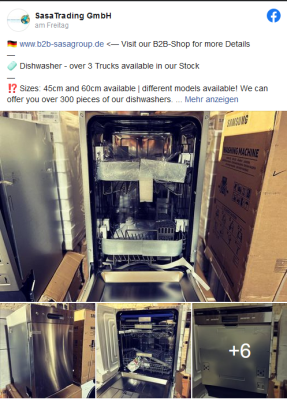 ???? Dishwasher - over 3 Trucks available in our Stock - sasa@whitegoods
